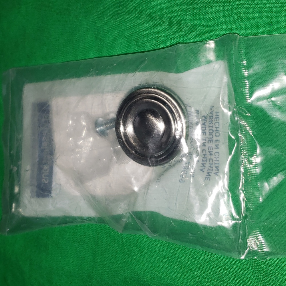 Style Selections Knob Satin Nickel Finish 1.18 in/30mm New